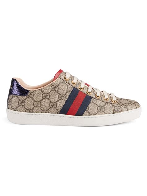 Shop Gucci GG Canvas New Ace Sneakes 